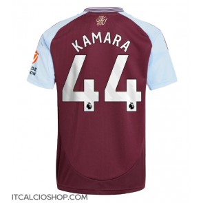 Aston Villa Boubacar Kamara #44 Prima Maglia 2024-25 Manica Corta